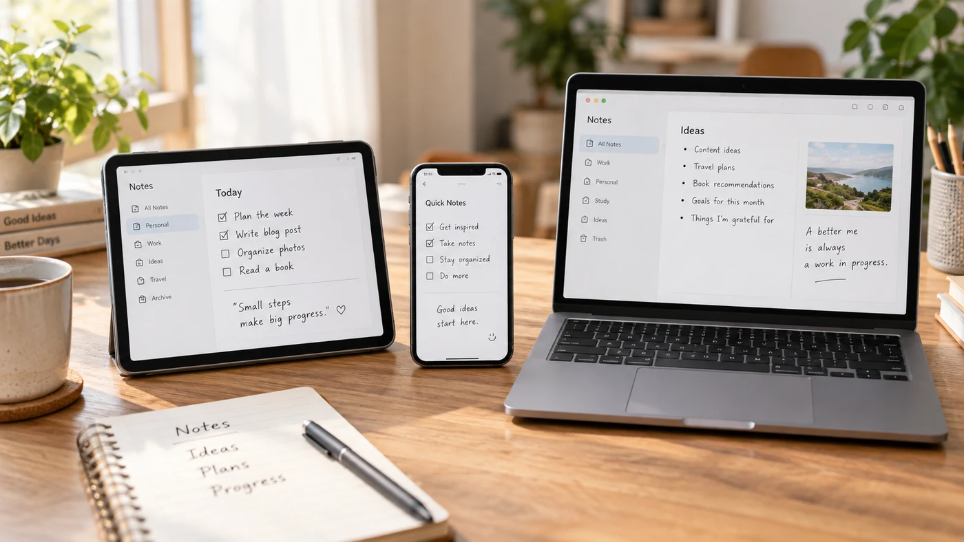 Free Note-Taking Apps by the Limits That Matter