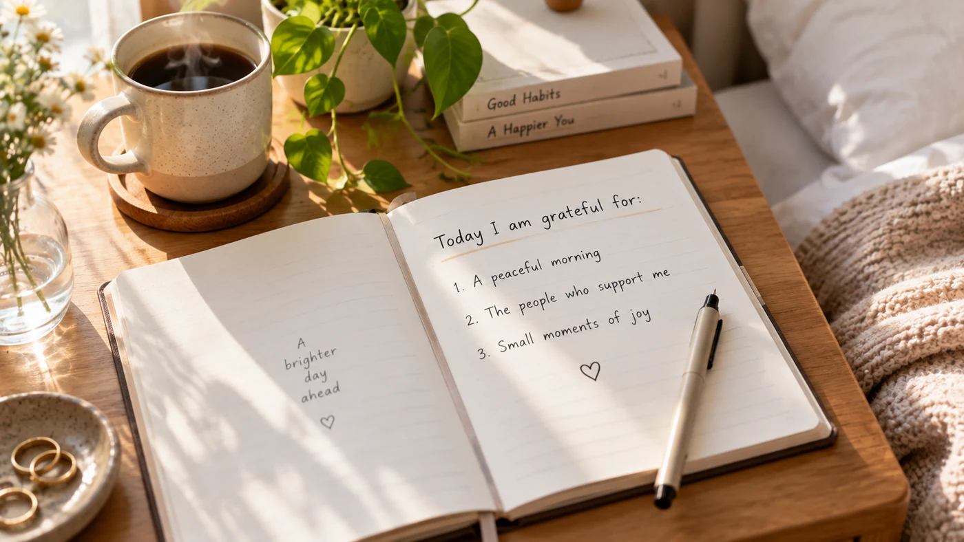 Daily Gratitude Journal Ideas and a Routine That Fits