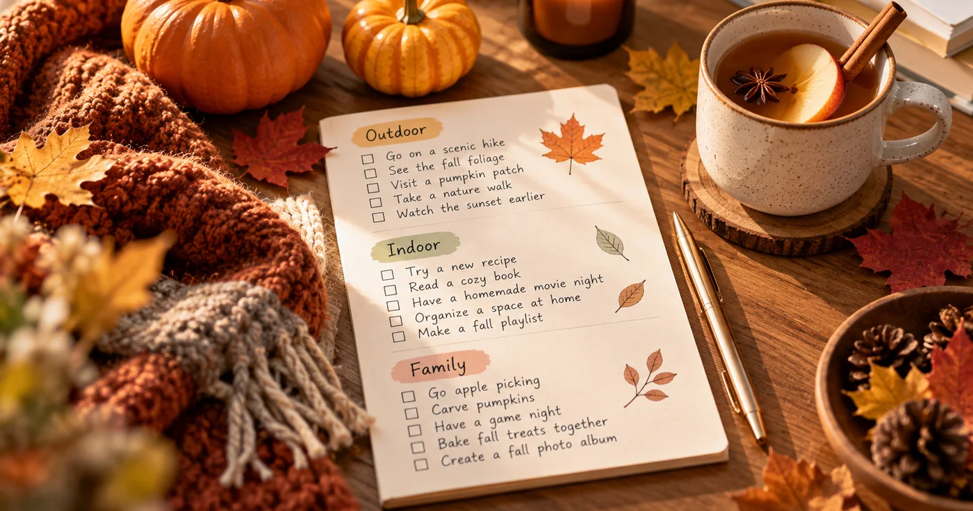 Fall Bucket List Ideas You Can Actually Use