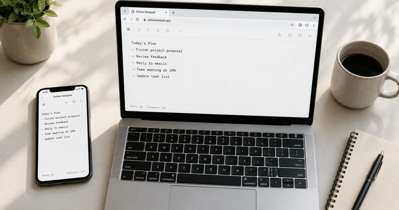 How to Use a Free Online Notepad Effectively