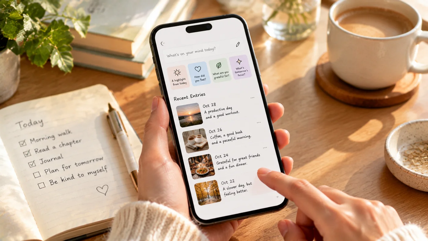 iPhone「ジャーナル」の始め方と記録方法