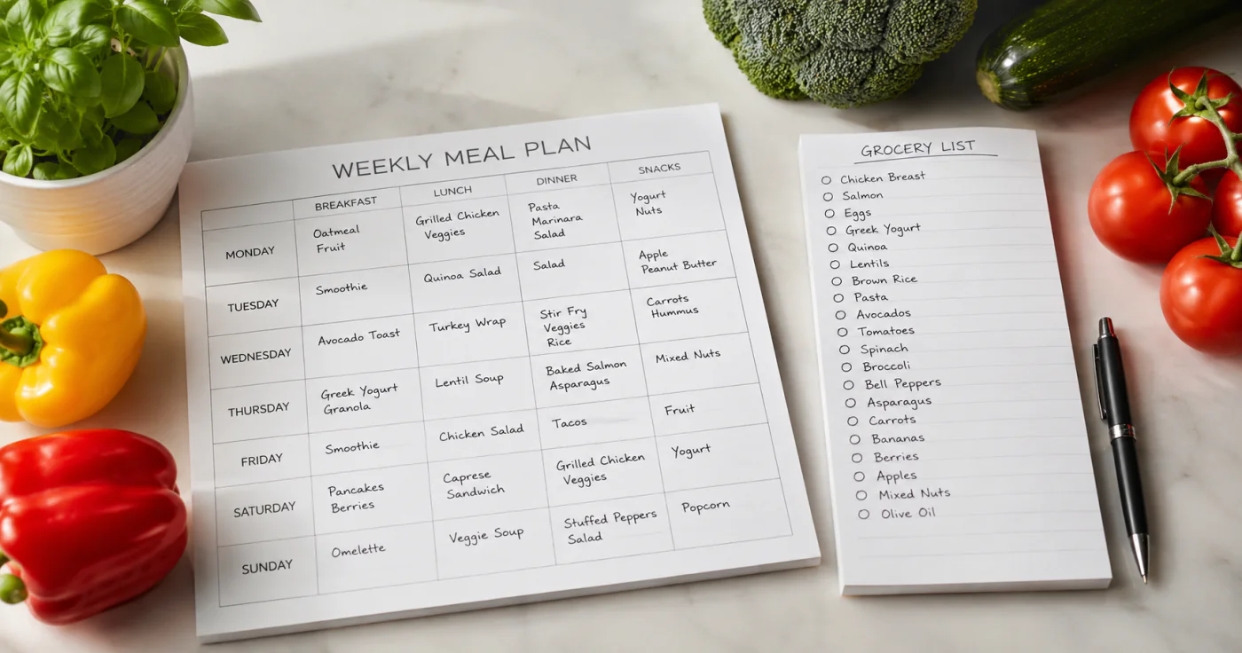 Meal Planner: How to Plan a Week of Meals and Grocery