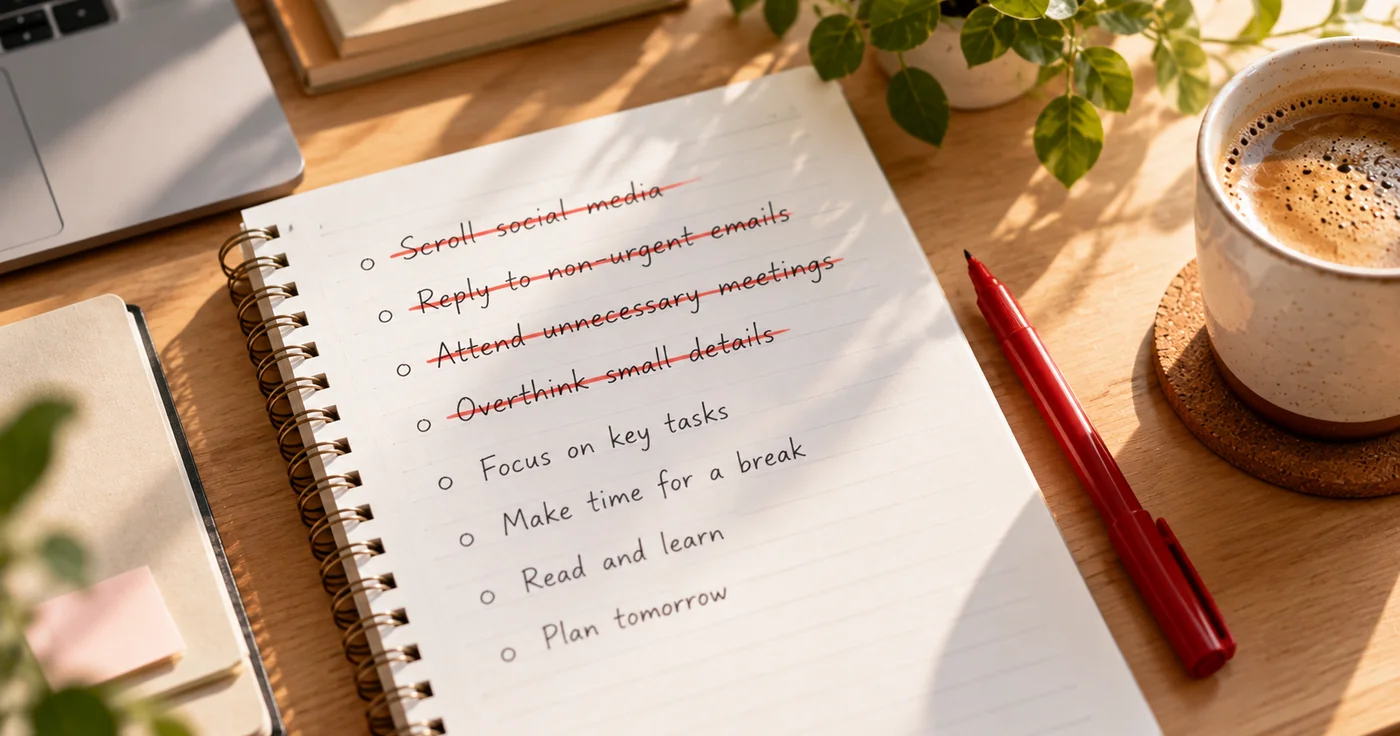 Not-to-do-Liste: Ablenkungen bewusst reduzieren