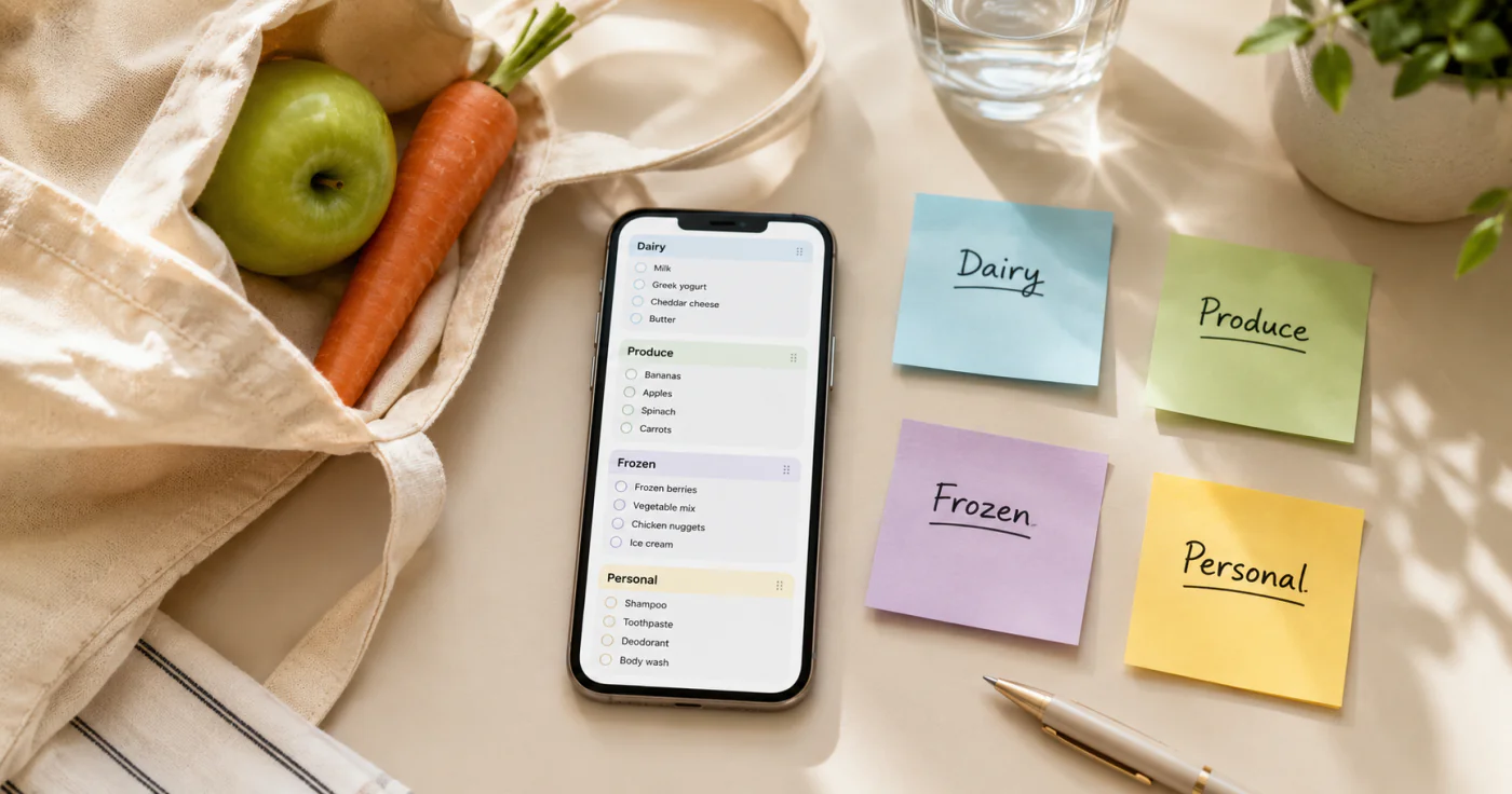 Shopping List Ideas: 9 Categories and How to Organize Them