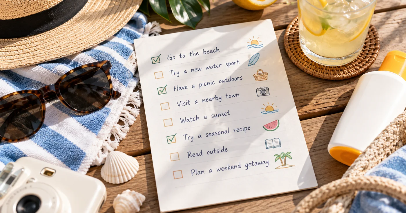 Summer Bucket List Ideas for Real-Life Plans